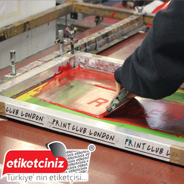 Serigrafi Etiket