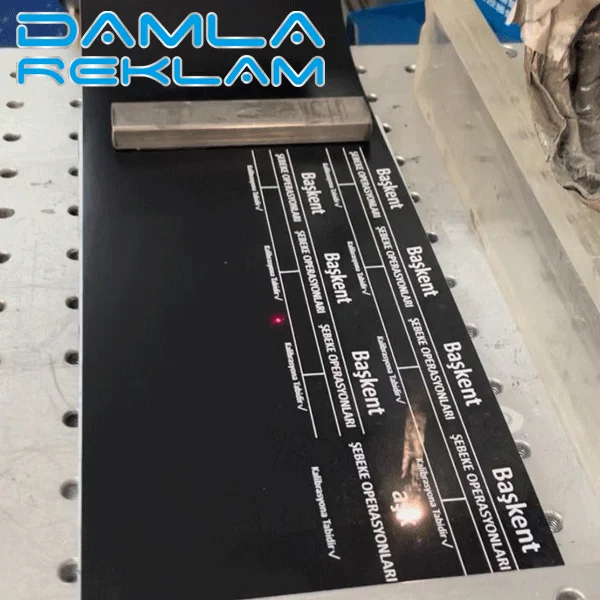 Eloksallı Fiber Lazer Kazıma 2