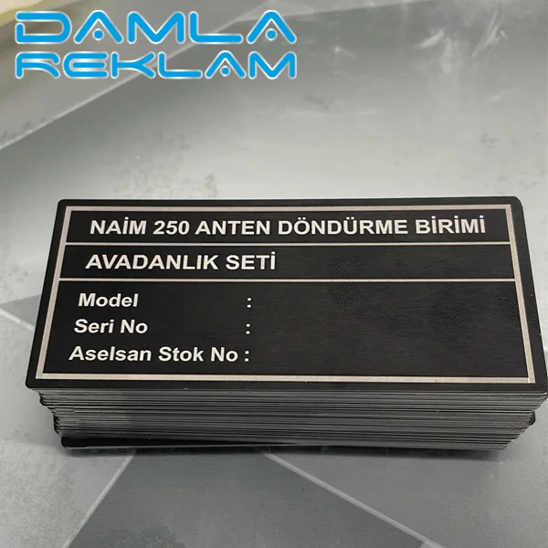 Eloksallı Fiber Lazer Kazıma 4